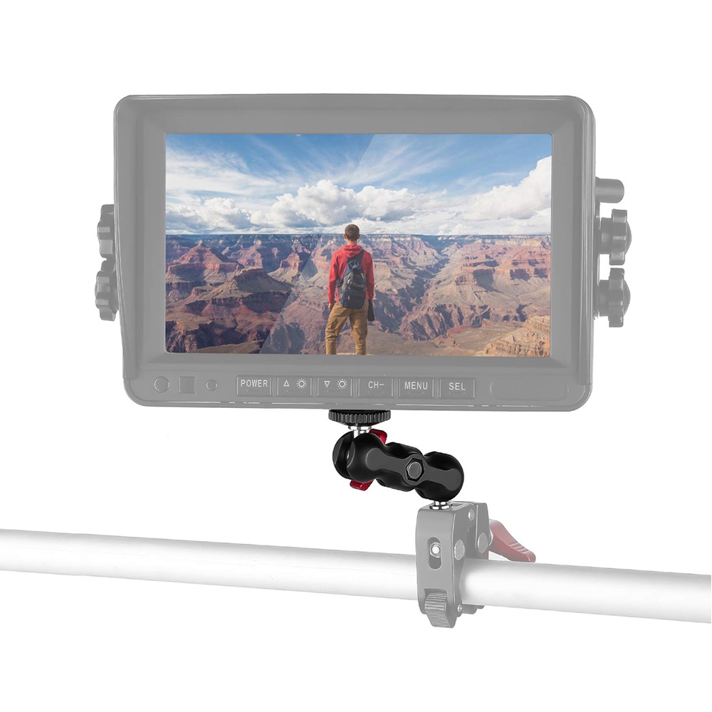 Cánh Tay Nối Kim Loại 3 Inch Có Thể Điều Chỉnh Cho Đèn Flash LCD / Màn Hình LED / Đèn SLR DSLR