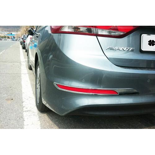 ỐP TRANG TRÍ VIỀN ĐÈN GẦM TRƯỚC SAU HYUNDAI ELANTRA 2016 - 2018 HÀNG HÀN QUỐC