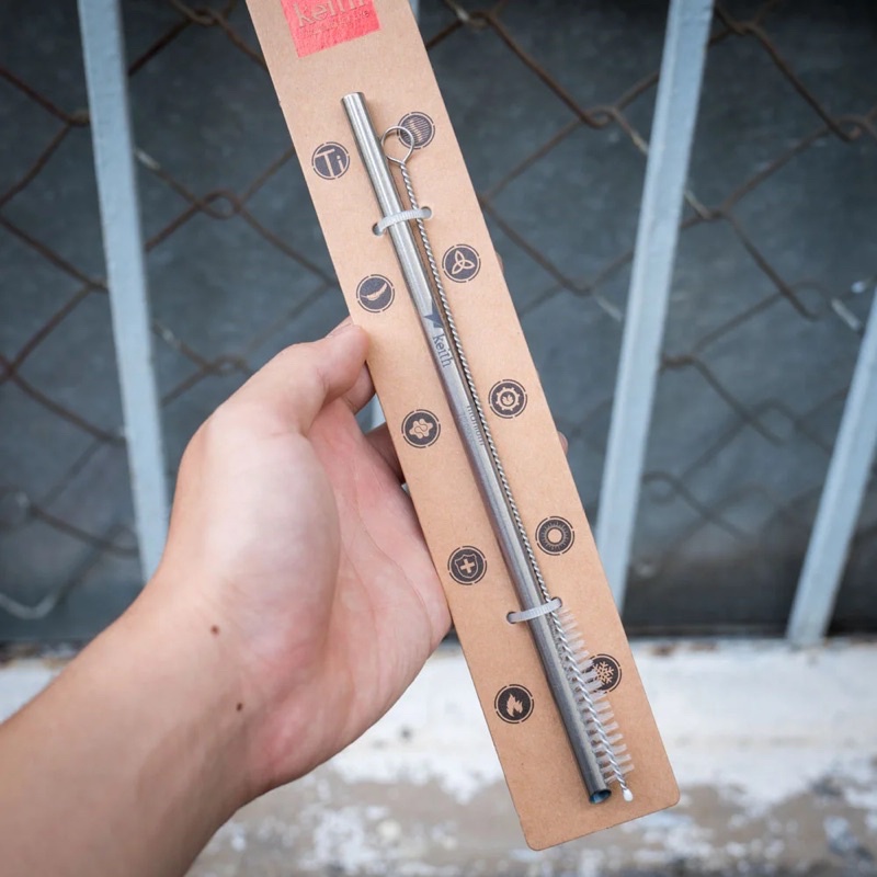 Keith Ti3703 - Ống hút Titanium nguyên chất loại thẳng