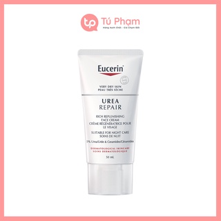 Kem Dưỡng Eucerin Urea Repair Rich Replenishing Face Cream 5% Urea & Ceramides 50ml