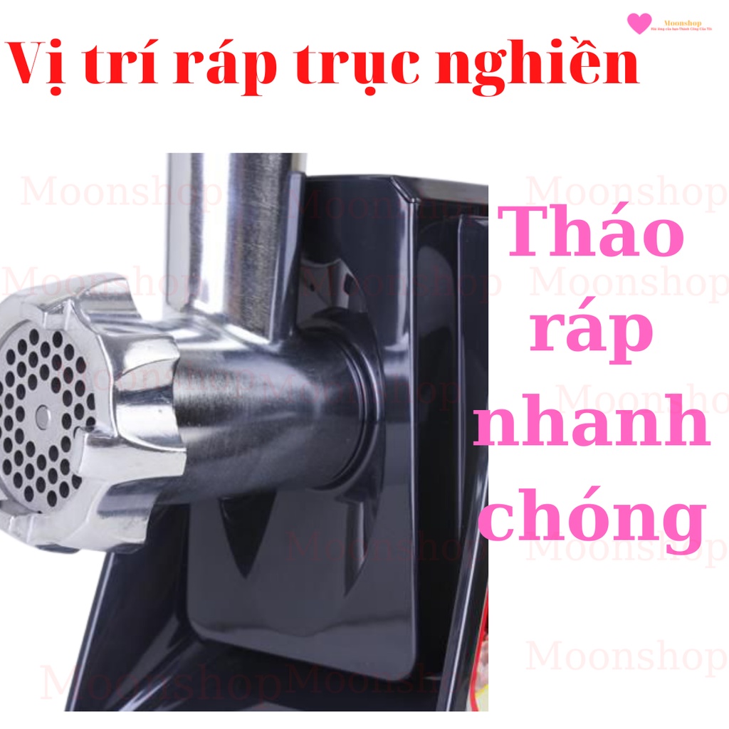 [ĐA NĂNG] Máy Xay Thịt Công Nghiệp, Xay Cua Cá, Hàng Nhập Khẩu Chất Lượng Cao Của Gali, Motor Bằng Đồng 1000w, GL1902