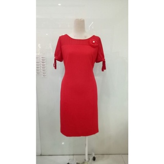 váy nem đỏ dáng suông size 8=xl