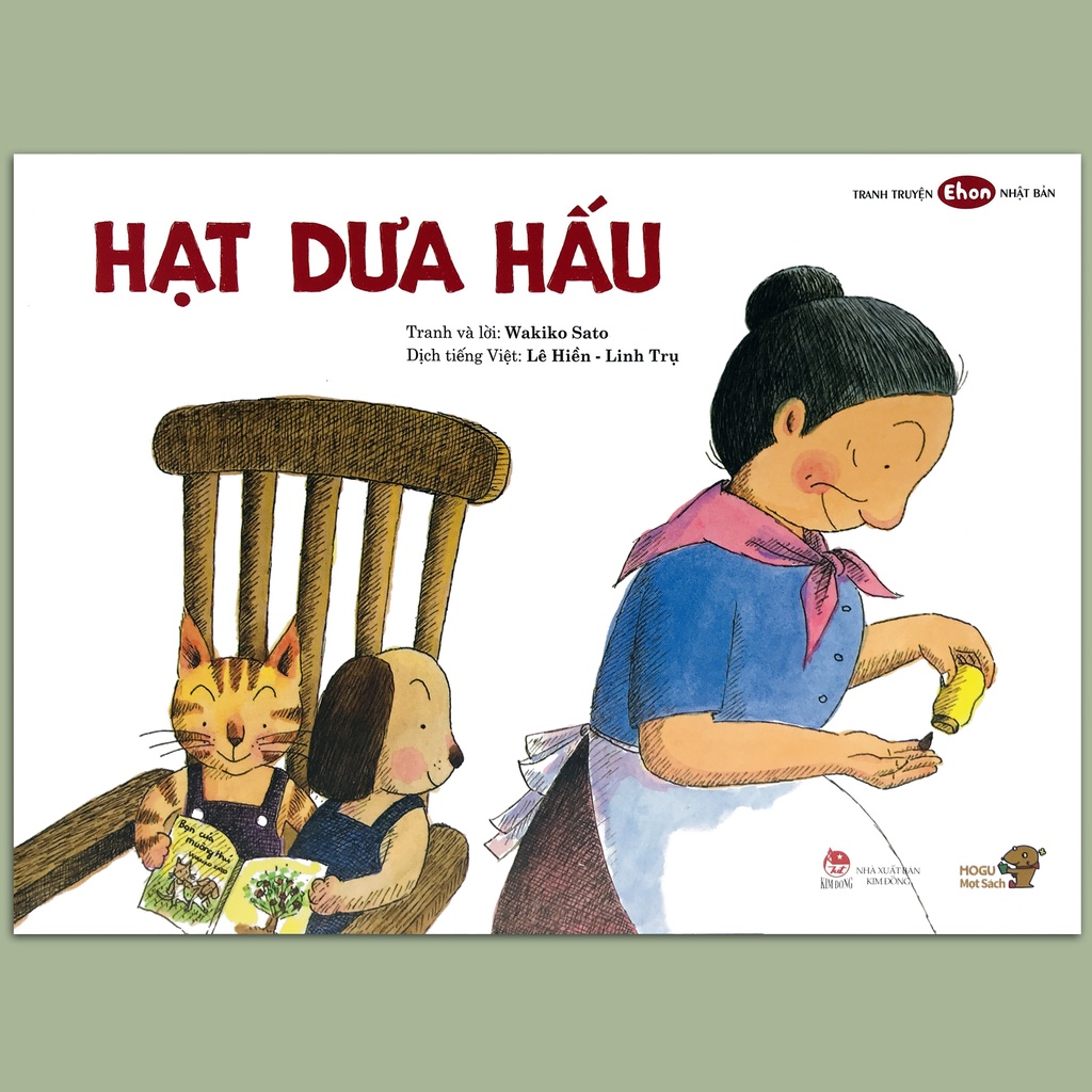 Sách - Tranh Truyện Ehon Nhật Bản - Những cuốn ehon của bà Baba dành cho bé 2-6 tuổi - Hạt Dưa Hấu
