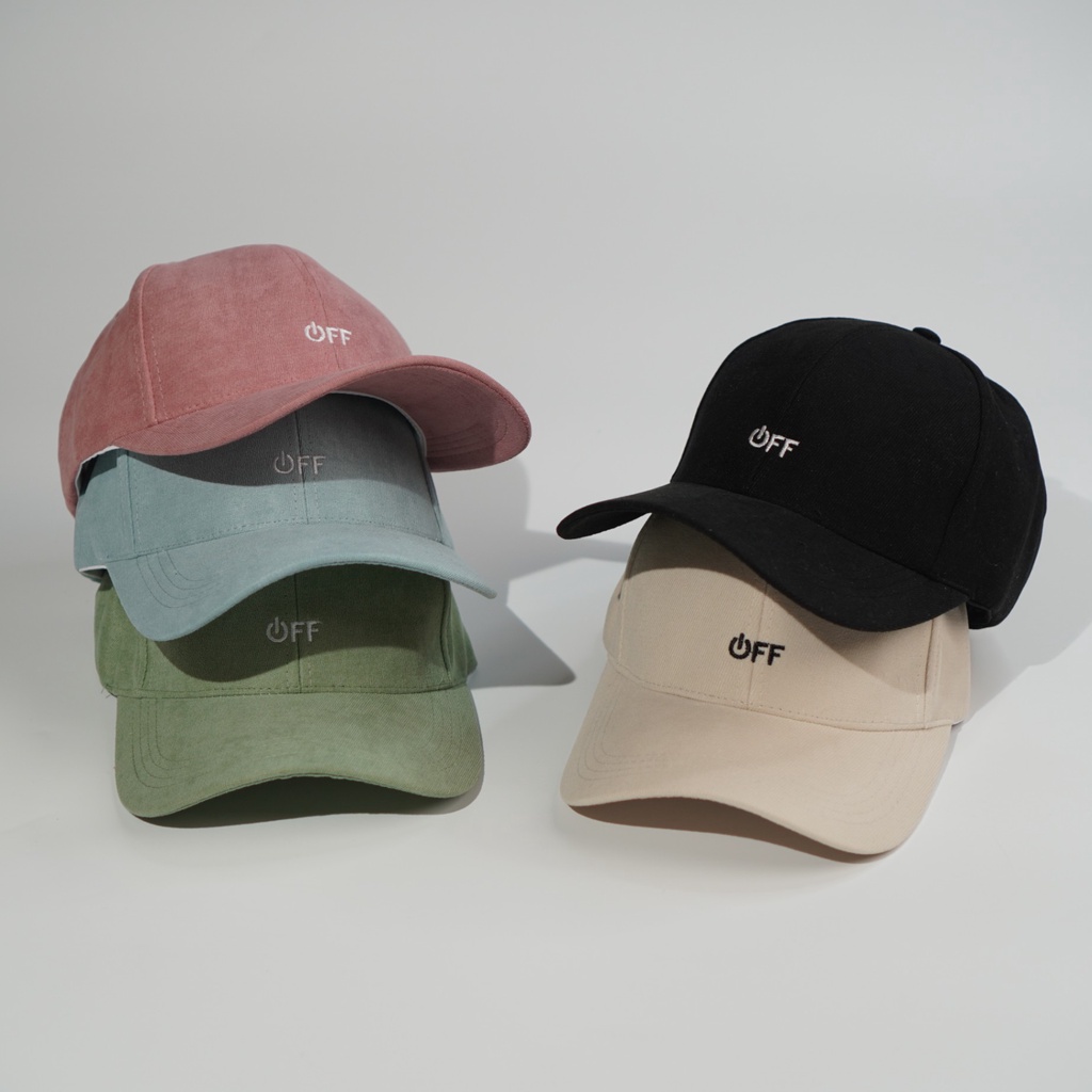 Mũ lưỡi trai thêu hình chữ OFF Nón kết chất nỉ nhung cao cấp thời trang form unisex nam nữ K26