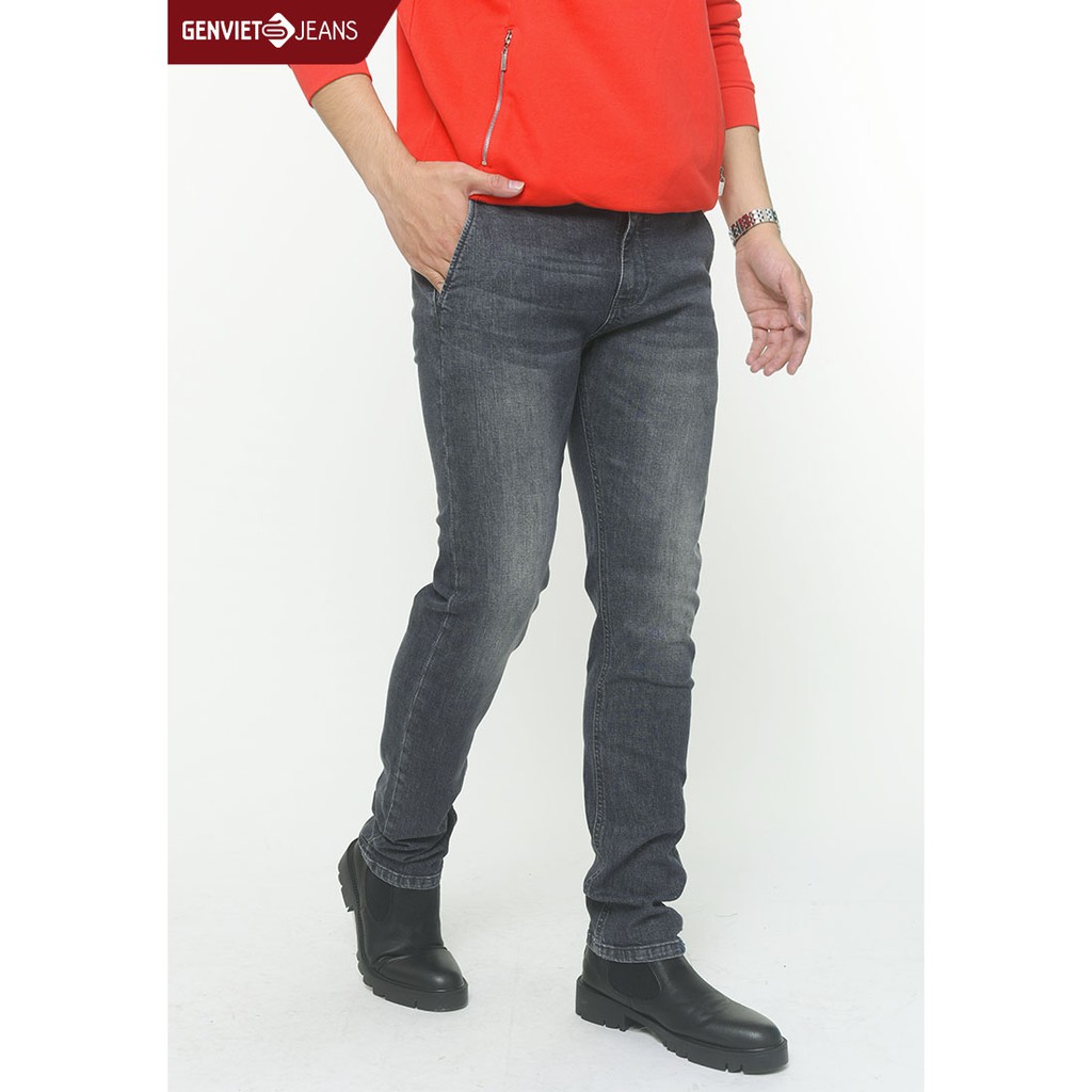 T1102J735 - Quần Dài Jeans Nam Col Ôm GENVIET | BigBuy360 - bigbuy360.vn