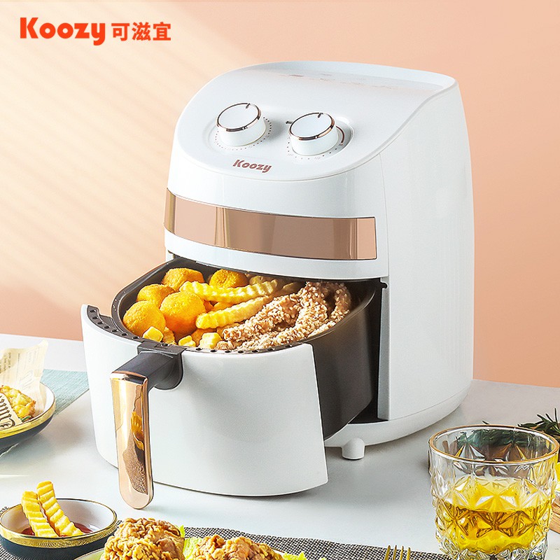 Nồi chiên không dầu Koozy AF-006 dung tích 4 lít, công suất 1000W- Hàng chính hãng, bảo hành 12 tháng