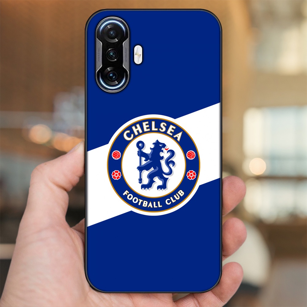 Ốp lưng Xiaomi K40 Gaming viền đen in hình Chelsea FC
