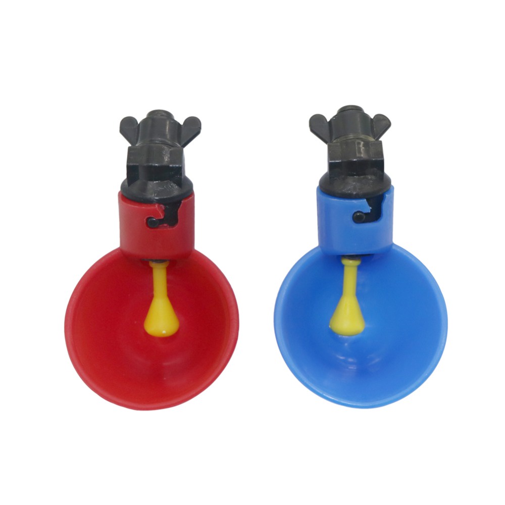 Set 2 Cốc Uống Nước Tự Động Cho Gà Kèm Ốc Vít