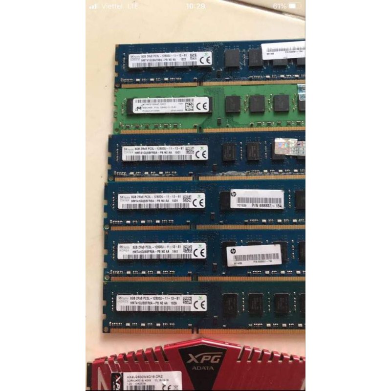 Bộ nhớ máy tính ram dr4 nhiều hãng, bus 2400, 2133,không có tản nhiệt | BigBuy360 - bigbuy360.vn