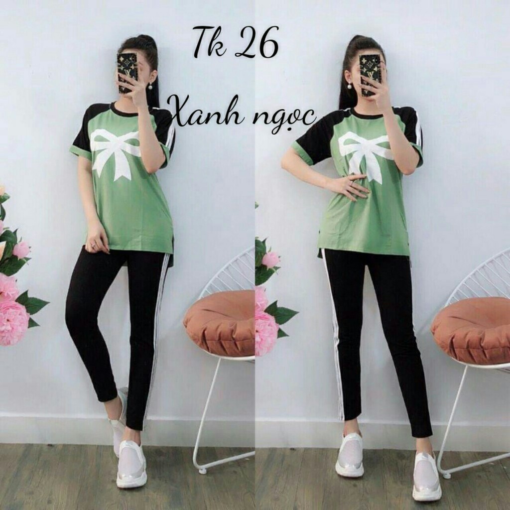 Đồ bộ mặc nhà nữ in hình nơ cực xinh | BigBuy360 - bigbuy360.vn