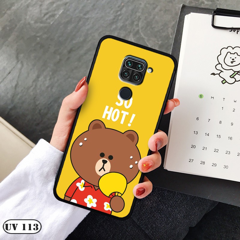 Ốp lưng điện thoại Xiaomi Redmi Note 9  - lưng nhám viền dẻo