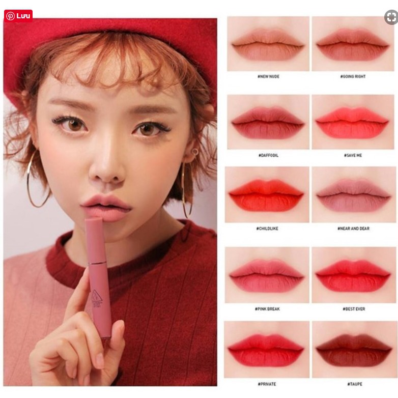 Son Kem Lì 3CE Stylenanda Velvet Lip Tint