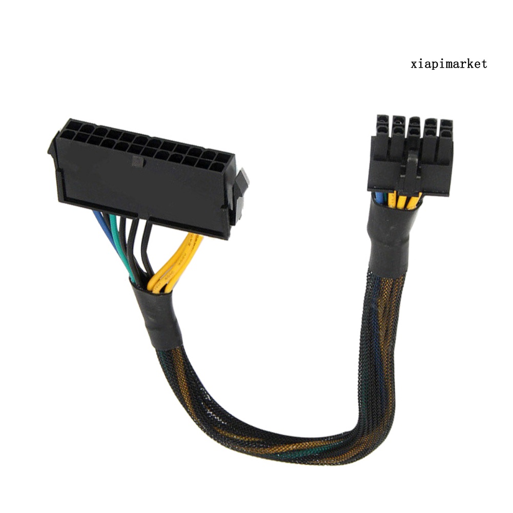 LOP_Replacement 24Pin Female to 10 Pin Male Adapter Cable for ATX Lenovo Motherboard