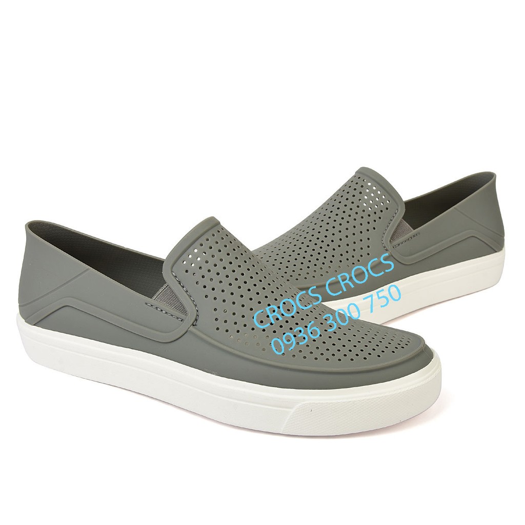 GIÀY NHỰA CITILANE ROKA SLIP ON CHO NAM MÀU XÁM