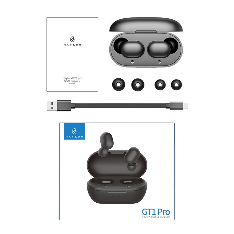 [Mã ELHACE giảm 4% đơn 300K] Tai nghe True Wireless Haylou GT1 Pro Bluetooth 5.0