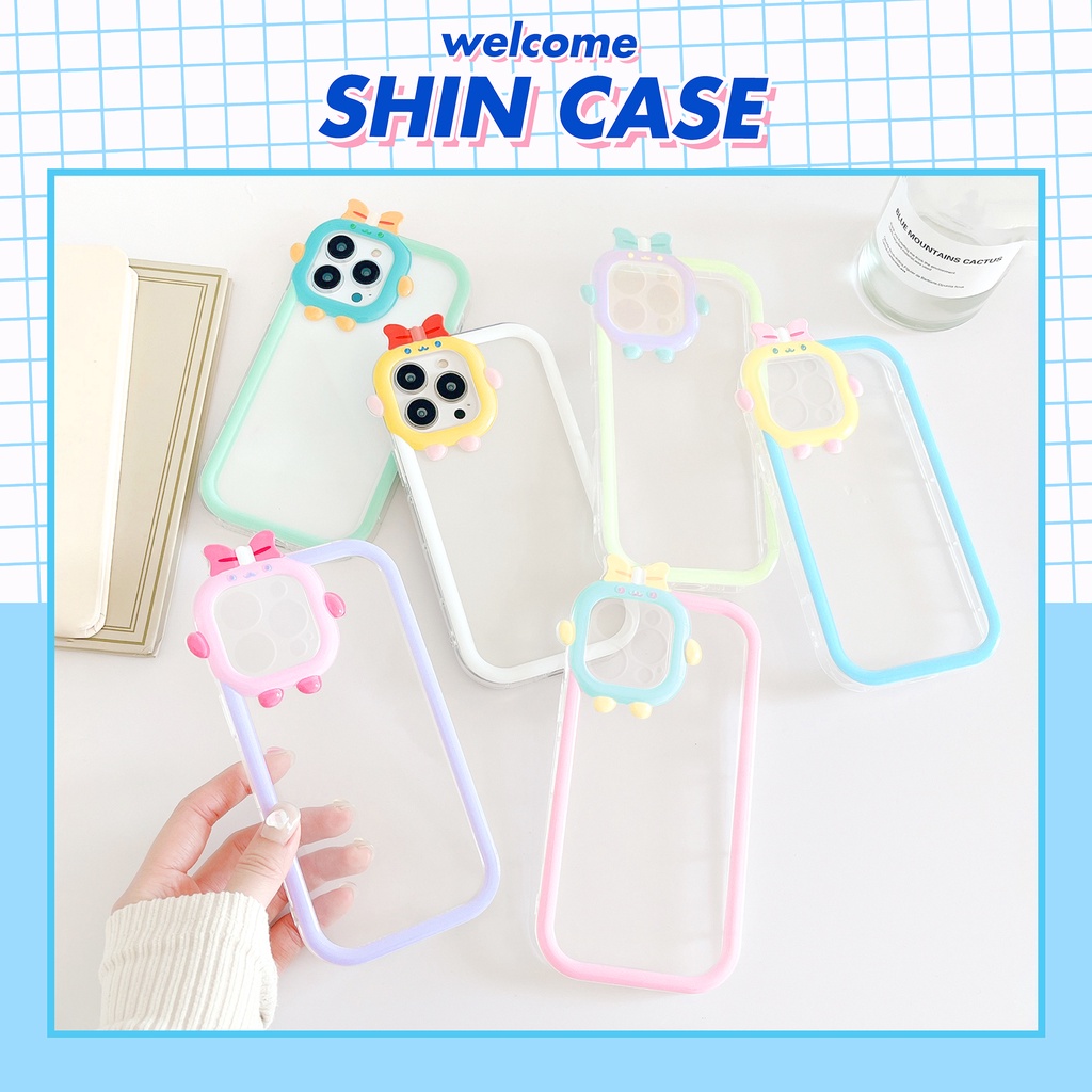 Ốp lưng iphone camera nơ viền màu 6/6plus/6s/6splus/7/7plus/8/8plus/x/xs/11/12/13/14/pro/max/promax/plus/shin/case