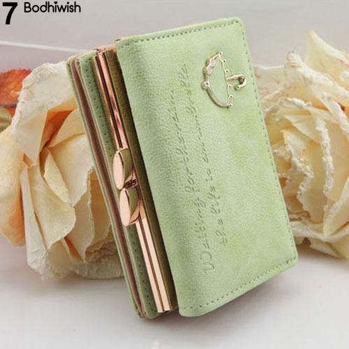 Ví tiền da PU nhỏ xinh thời trang cho nữ | BigBuy360 - bigbuy360.vn