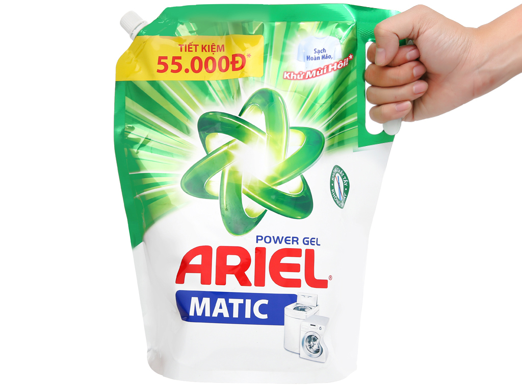 Nước giặt Ariel Matic túi 2.3 lít