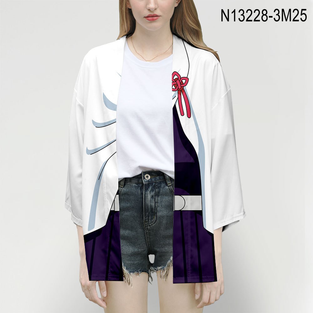 Demon Slayer Kimetsu no Yaiba 3D Printing Japanese Anime Kimono Haori Yukata Cosplay Women/Men Summer Casual Cool Streetwear