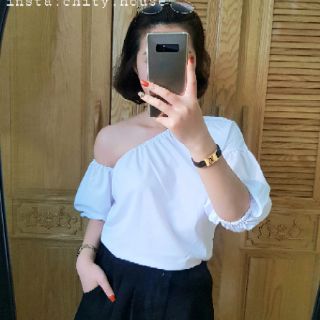 Áo trễ vai tay ngắn