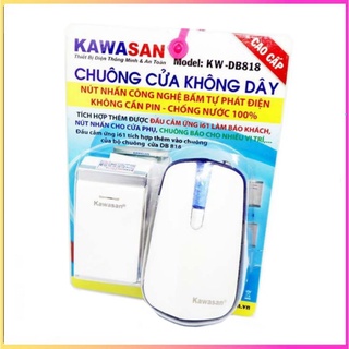 Chuông cửa không dây : nút nhấn chuông không dùng pin, kín nước