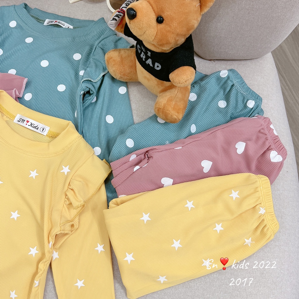 Bộ tăm tim sao tay bèo bé gái