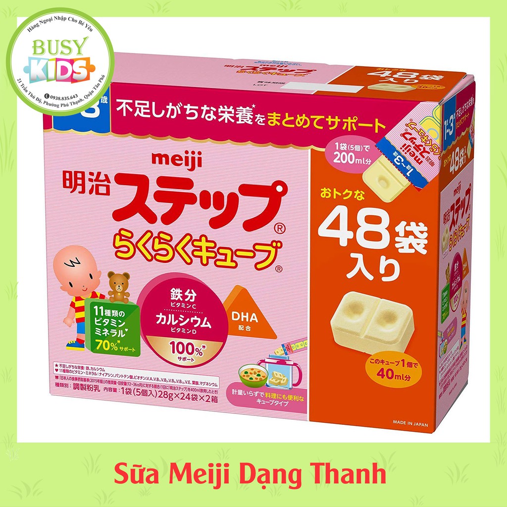 Sữa Meiji Nội Địa số 9 (48 thanh) - 27g/thanh