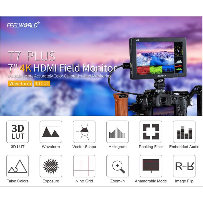 Màn hình monitor Feelworld T7 Plus