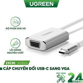 Bộ chuyển USB type-C sang VGA Ugreen 40866