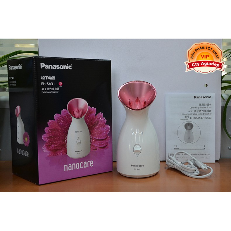 Máy Massage Panasonic Công nghệ Nano - xông hơi da mặt làm trắng da sạch mụn