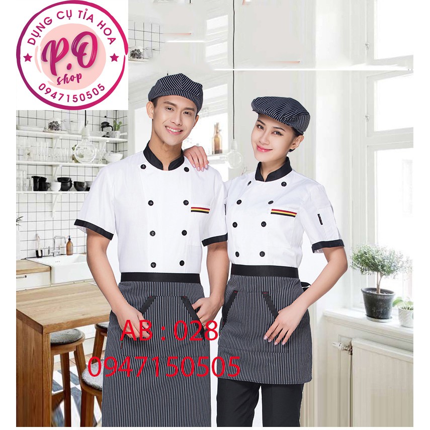 Đồng phục đầu bếp,áo bếp giá rẻ cho nhà hàng