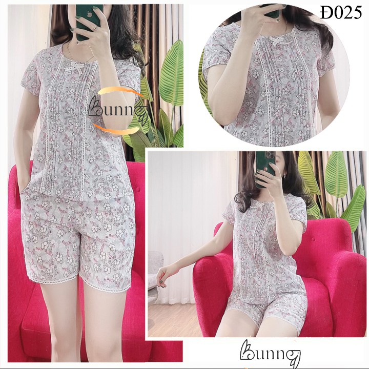[Bunny] Bộ đồ mặc nhà mùa hè mát mẻ, đồ bộ nữ mặc nhà mùa hè chất đẹp | BigBuy360 - bigbuy360.vn