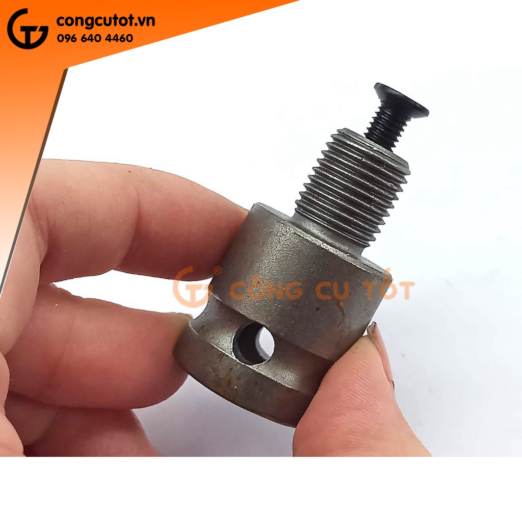 Đầu chuyển súng bắn ốc thành máy khoan - Tuýp mũi ren 1/2 ra M13 Chốt Chuyển BuLong Sang Khoan Ren