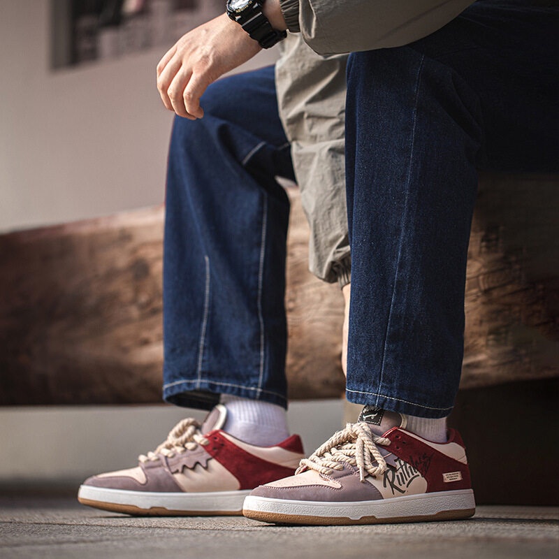 Giày thể thao MADEN họa tiết chữ cái graffiti phong cách Hàn Quốc mới thời trang mùa xuân 2022 cho nam