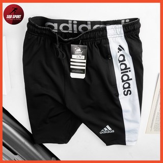 Quần short thun nam thể thao, 03 túi khóa kéo, chất liệu thun lạnh dày dặn co giãn 4 chiều – QS45