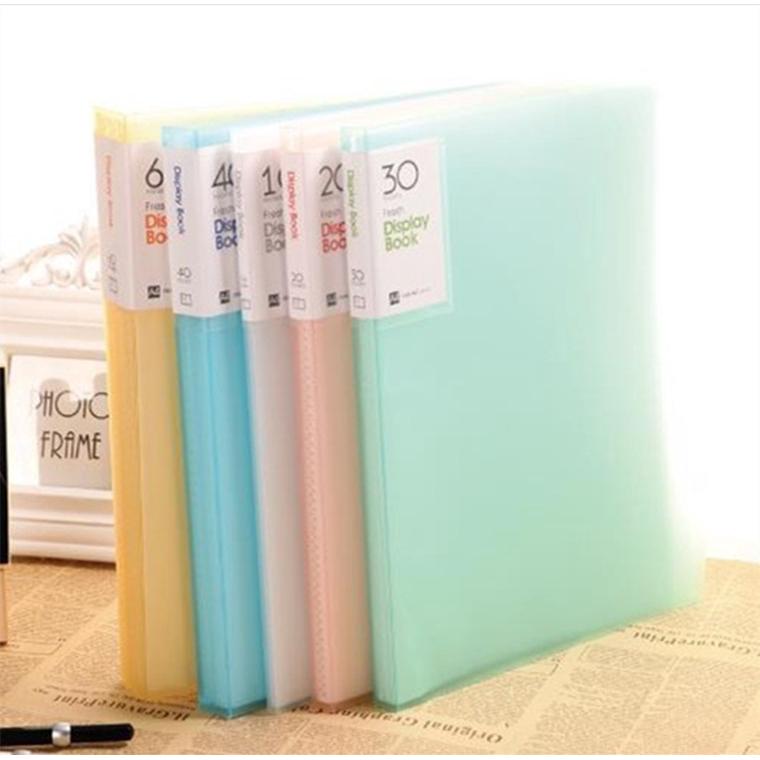 Túi Trong Suốt Đựng Tài Liệu A4 A4 10/20/30/40/60 Trang Tiện Dụng