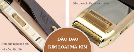 [SALE 10%] Máy cạo râu Kemei KM-5700 hình bật lửa