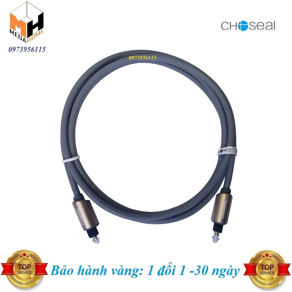 Dây cáp quang optical Choseal (Xám) hàng cao cấp