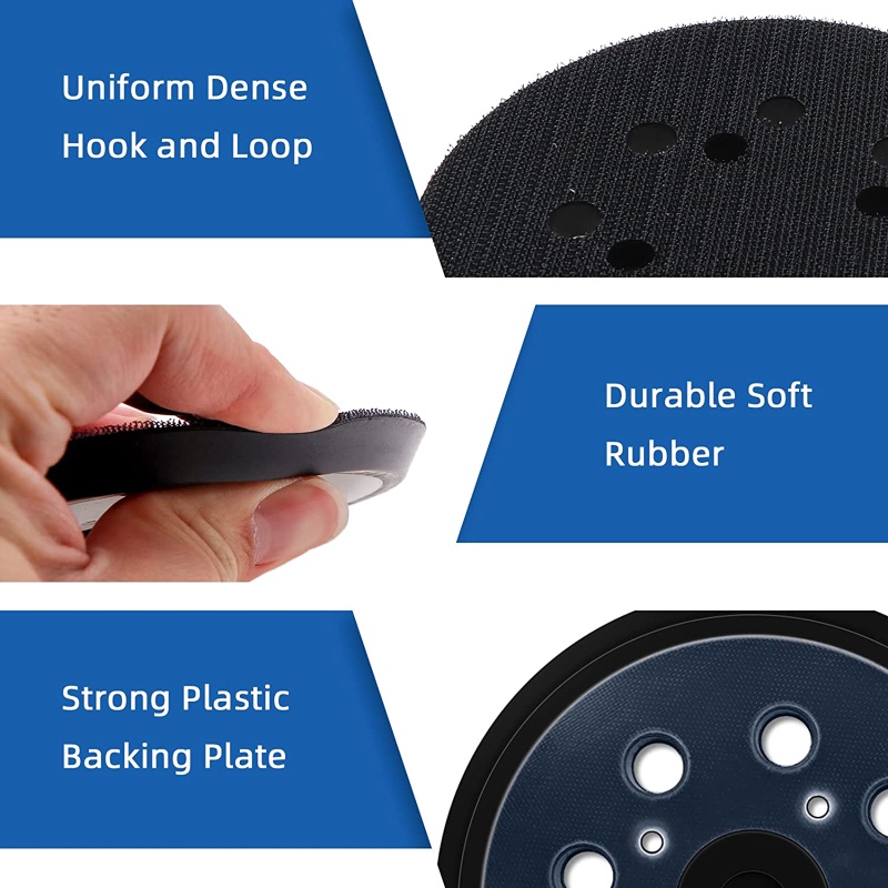 Set 3 Đĩa Chà Nhám 5 4 Mắt Có Vòng Móc Đánh Bóng Cho BO5041 M92