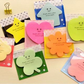 Giấy Note dạ quang nhiều hình