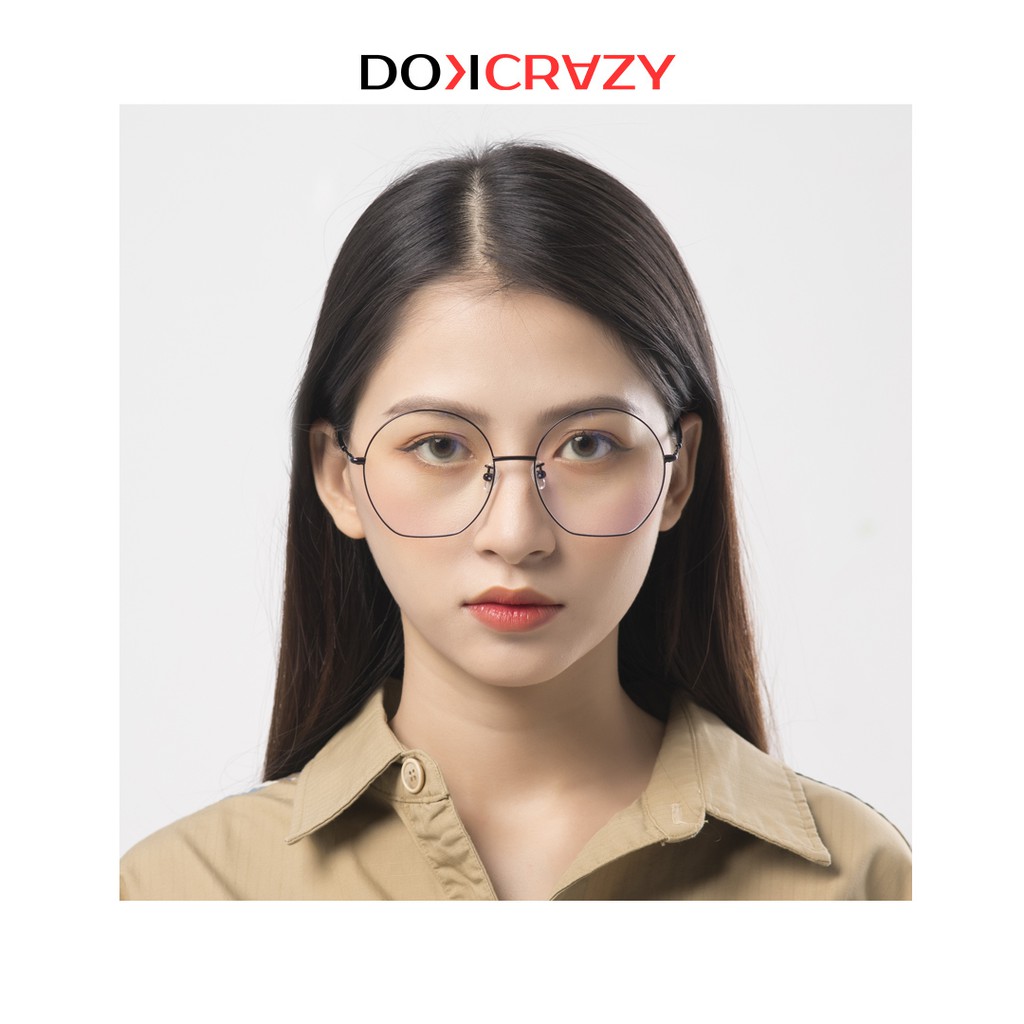 Gọng kính nửa tròn DOKCRAZY LILAC hot trend Hàn Quốc