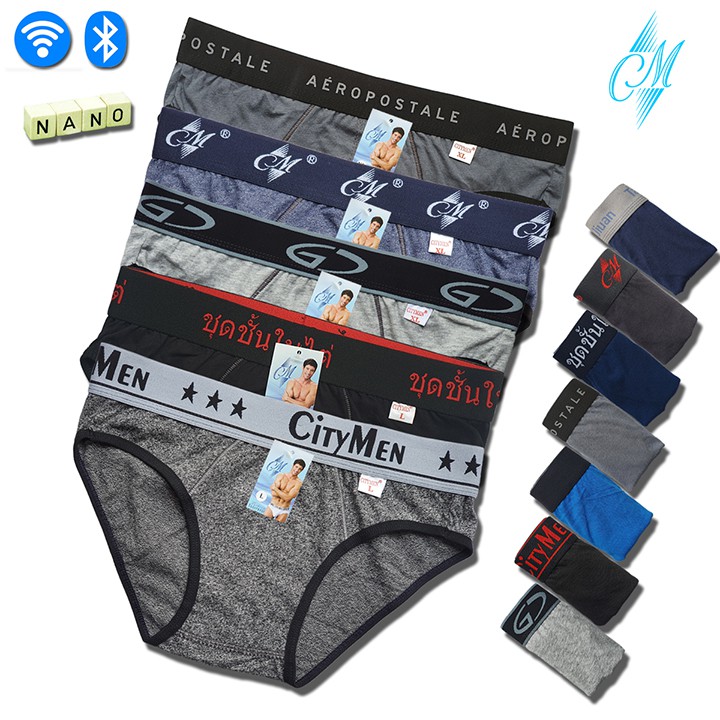 Quần lót nam 🍀 FREESHIP 🍀 nhiều lưng vải cotton thấm hút tốt , quần sịp nam tam giác