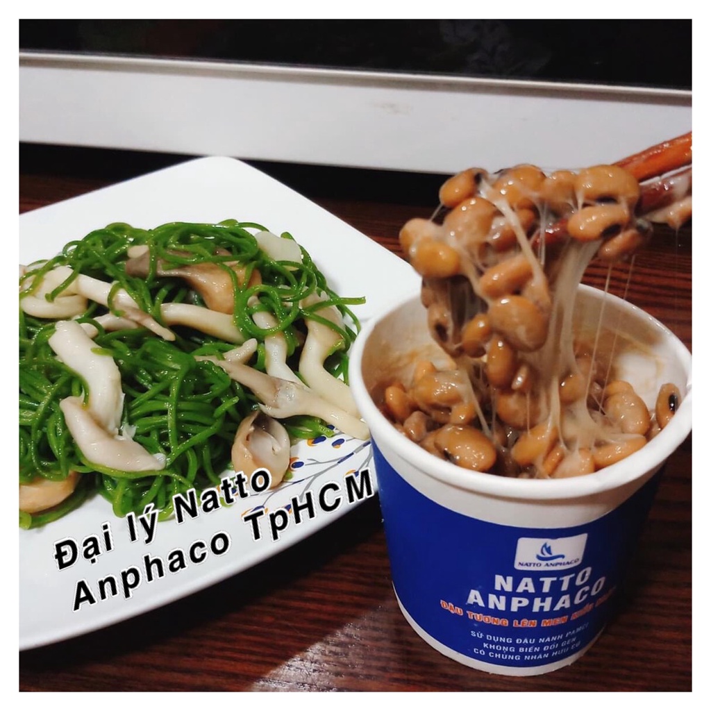 Healthy food- Đậu tương lên men dạng hạt 100gr (Natto tươi Anphaco) &lt;quatangsuutam&gt;