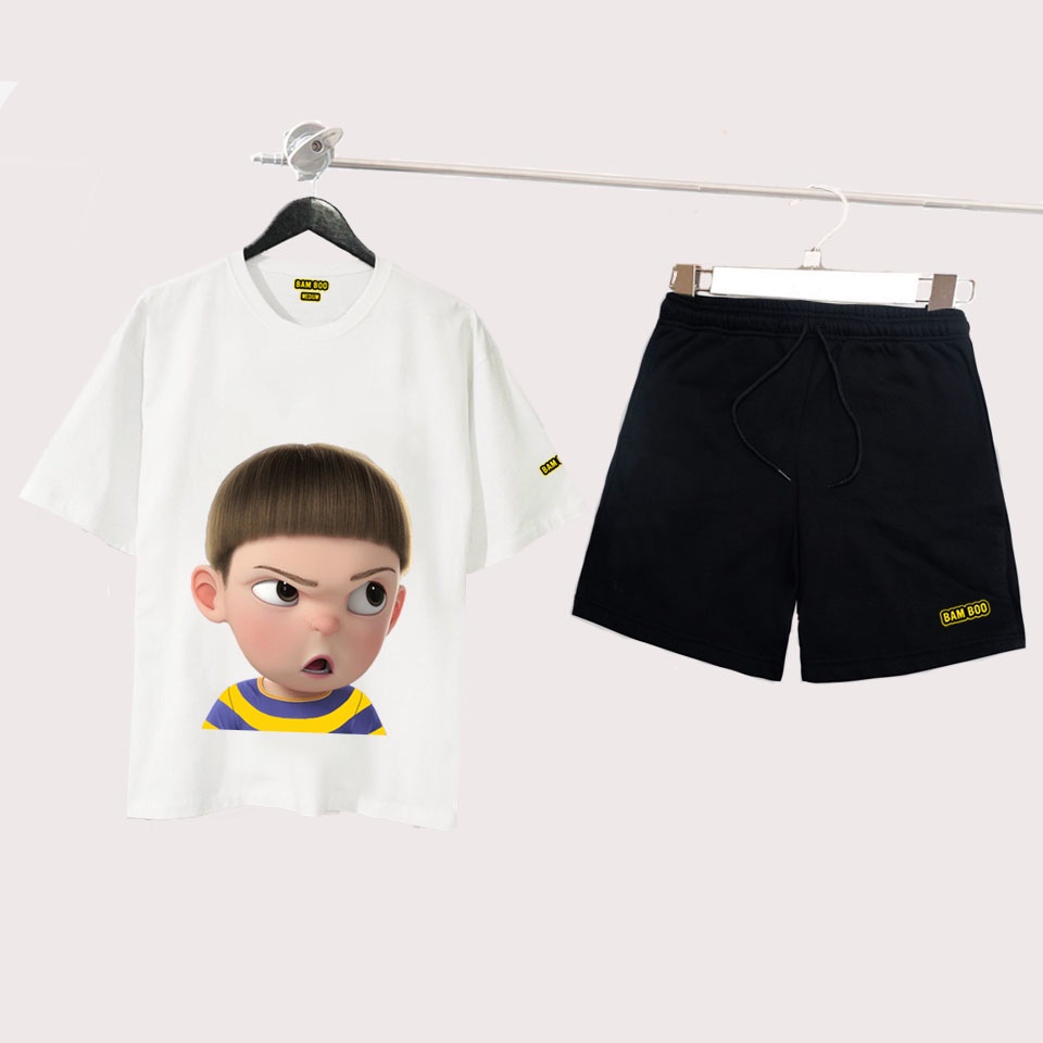 Bộ Thể Thao Nam Nữ ADLV BOY SO ANGRY Bộ Quần Áo thun Unisex ADLV BOY SO ANGRY (BỘ 64-65)