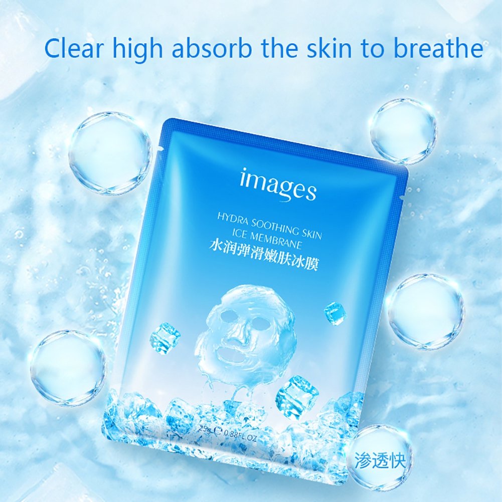 Combo 10 Mặt nạ Đá Băng Images dưỡng ẩm, se khít lỗ chân lông - Hydra Smoothing Skin Ice Membrane