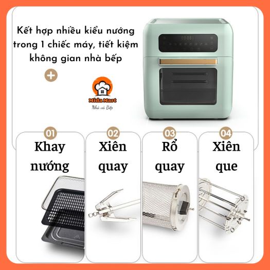 Nồi Chiên Không Dầu Bear QZG-A15V1 - Bảo Hành 18 Tháng