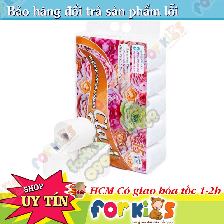 Sét 15 cuộn, Giấy cuộn cao cấp 4 lớp Mylan có lõi