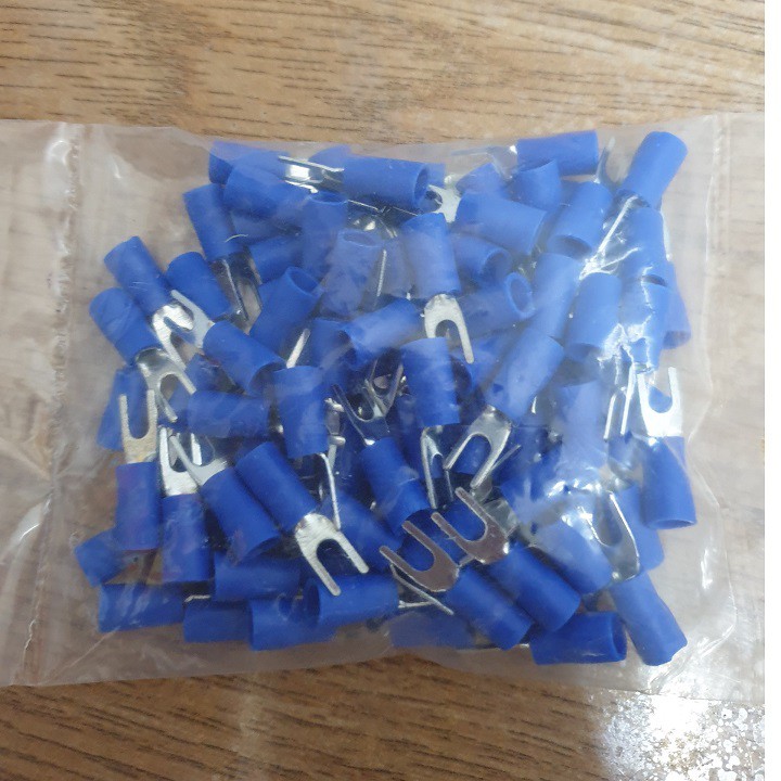 Cos Y SV2-3 cos chẻ chữ y màu đỏ vàng xanh 100 cái