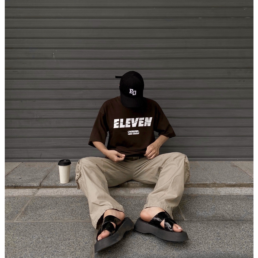 Áo thun Unisex Eleven Original - Brown
