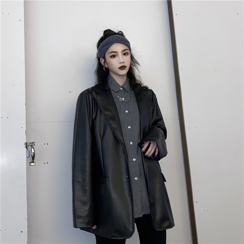 |SẴN| AK08_ÁO KHOÁC BLAZER DA CÁ TÍNH MẪU MỚI 2021 |ORDER|